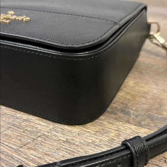 Kate Spade New York Black Saffiano Leather Top Handle Crossbody - Picture 6 of 15